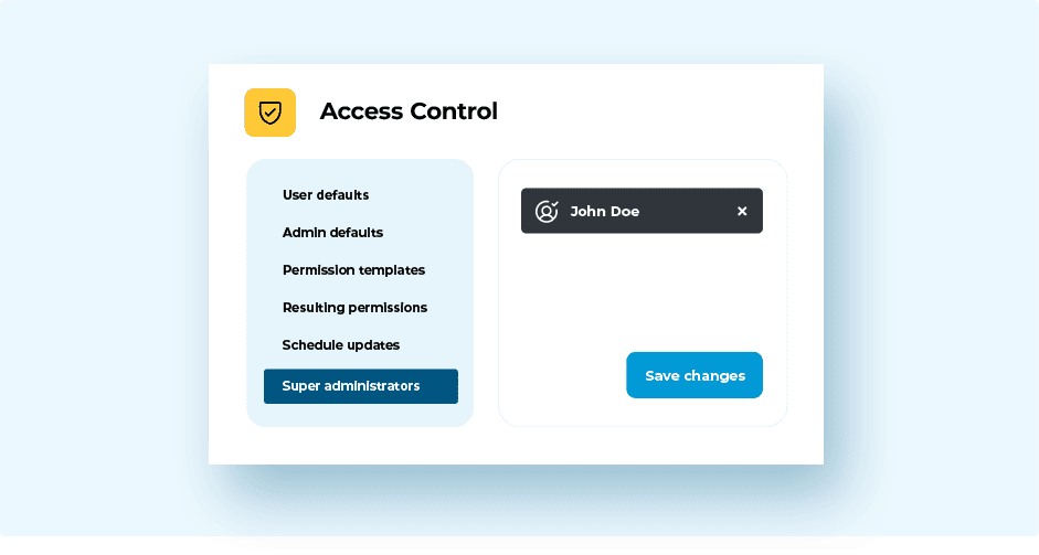 centralized administration and control