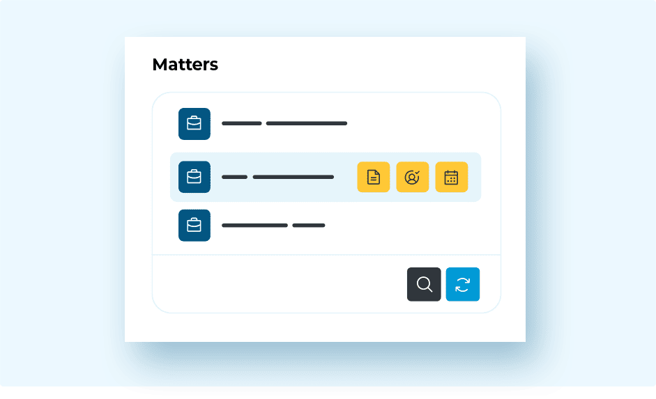 Centralized matter information
