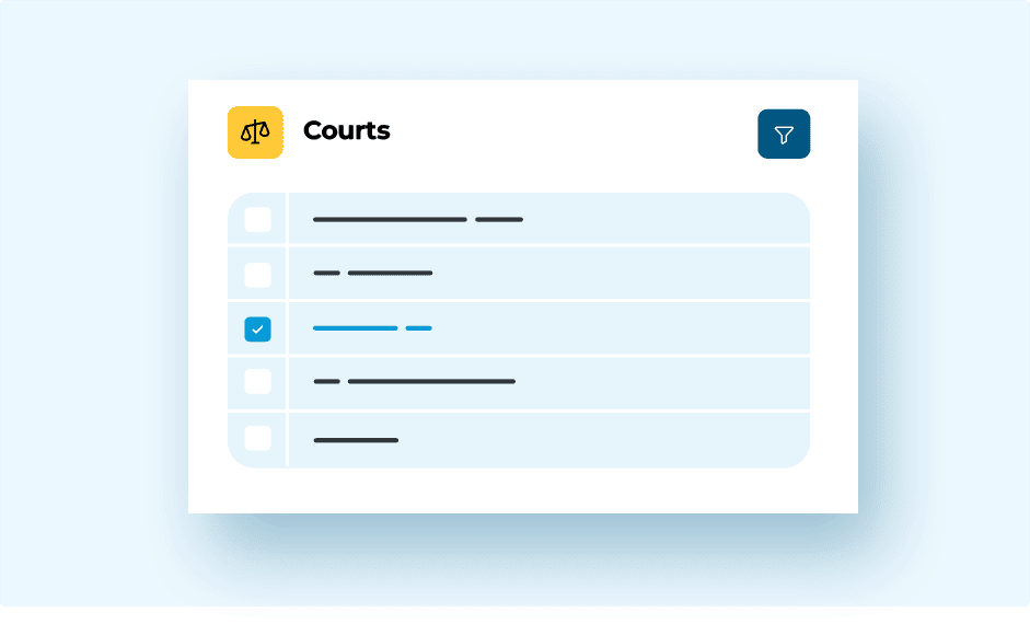 court database