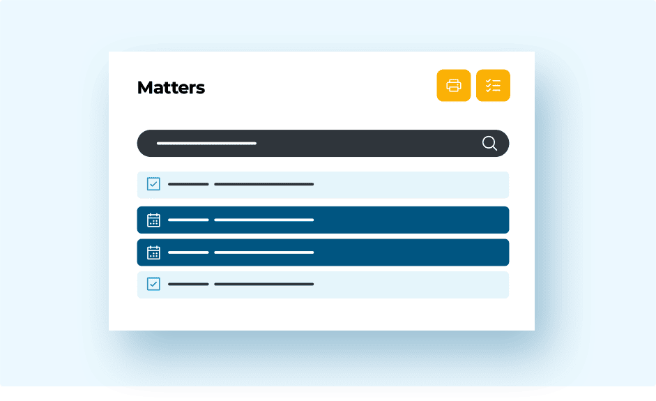 Multiple Matter Scheduling