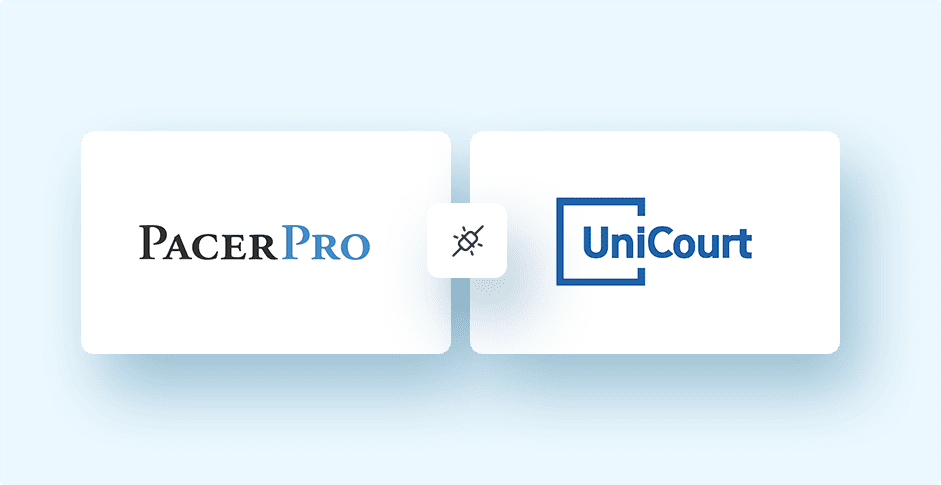 PacerPro and UniCourt